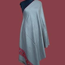 Yak Wool Shawl | Greyish Colour | Handwoven